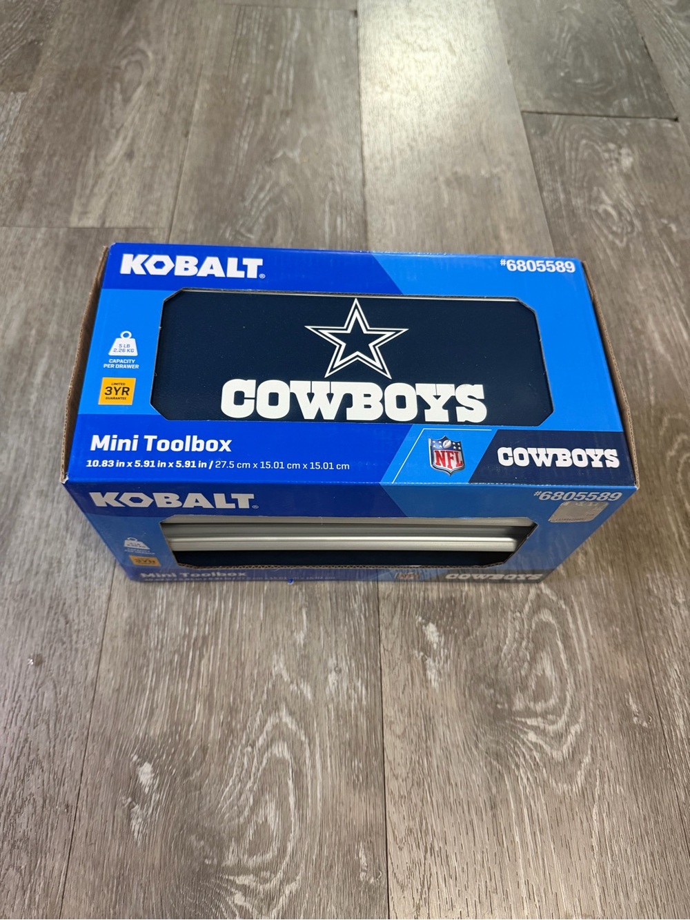 Kobalt Dallas Cowboys Mini Toolbox - Blue